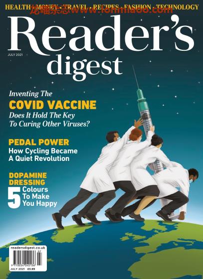 [英国版]Reader’s Digest 读者文摘PDF电子杂志 2021年7月刊